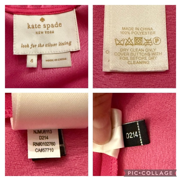 Kate Spade night rose dizzy dress Size 4 - Picture 13 of 14